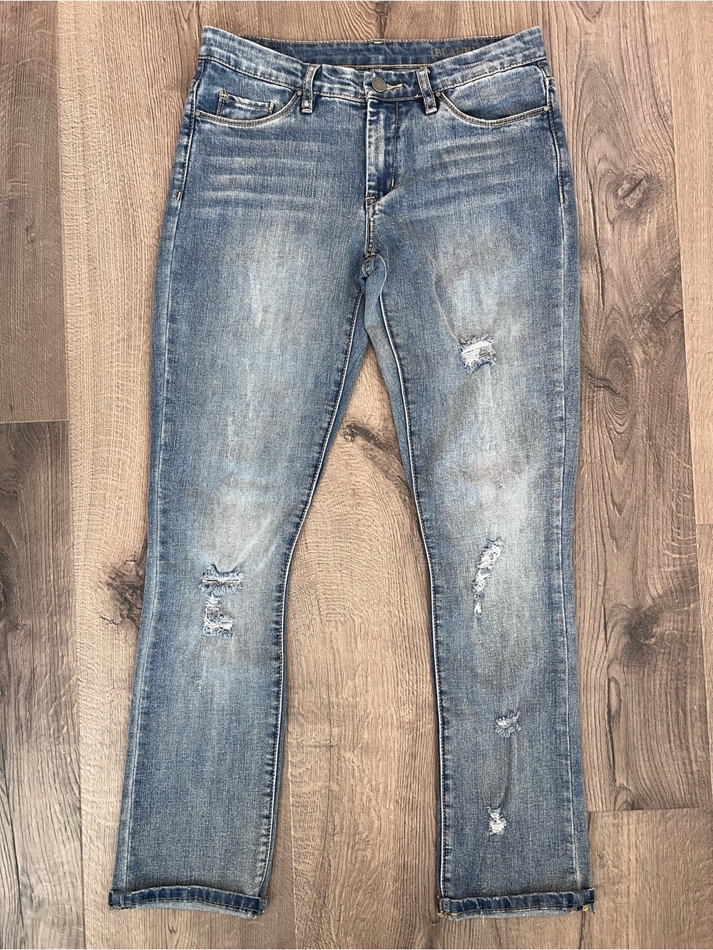 Blank NYC Women's Light Blue Distressed Skinny Jeans